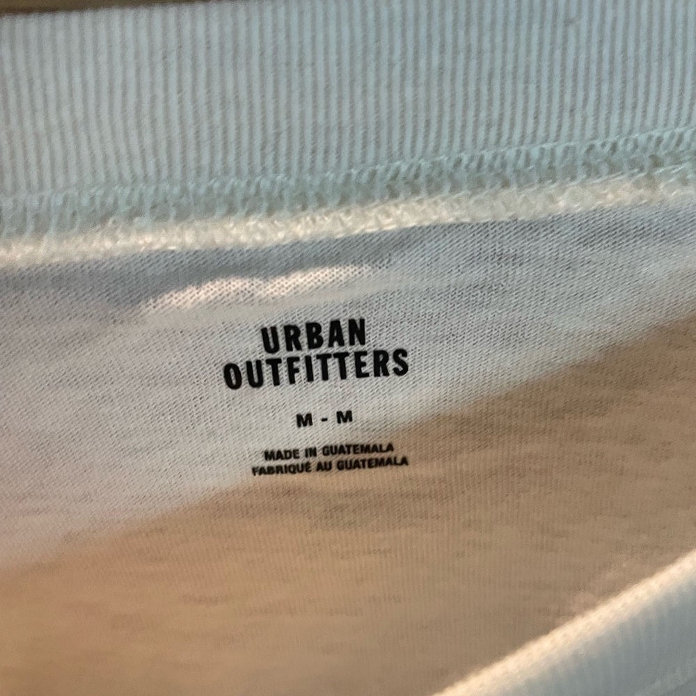 NWOT Urban Outfitters Ambiguous Cream Short Sleeve Tee Unisex size Medium - Picture 6 of 9